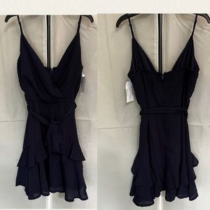 TRIXXI Dress Size Small. Color is Dark Blue